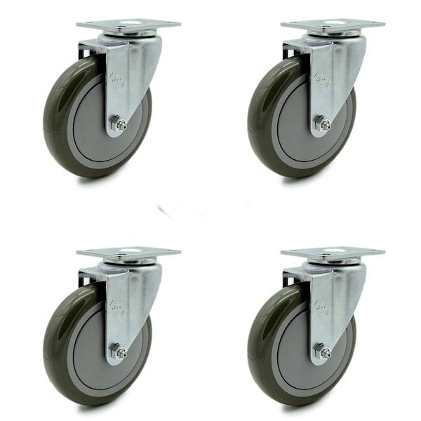 Avantco HPCASTNB Swivel Caster Replacement Set